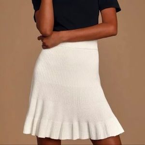 Free people ribbed mini skirt